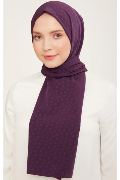 Trend J.Capri Shawl 4-395 - Purple with Heart