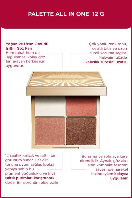 Palette All-ın-one 12g - Yüz Ve Göz Paleti