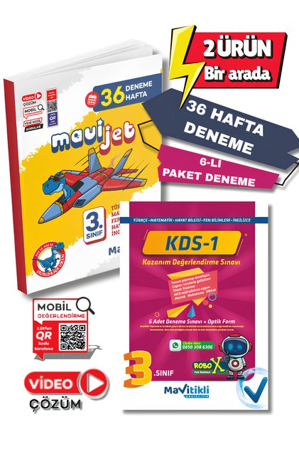 3.SINIF 36 HAFTA DENEME - 6'LI PAKET DENEME