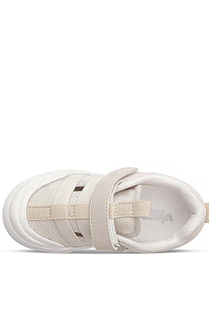 Vicco Momo Yazlık Ortopedik Unisex Çocuk Işıklı Spor Ayakkabı Bej