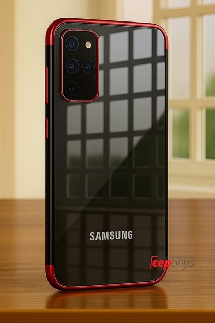 Galaxy S20 Plus Corners Transparent Case with Colorful Camera Protection