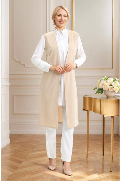 Draped, Soft, Non-Revealing Women's Vest, Mother's Vest, Cotton Vest