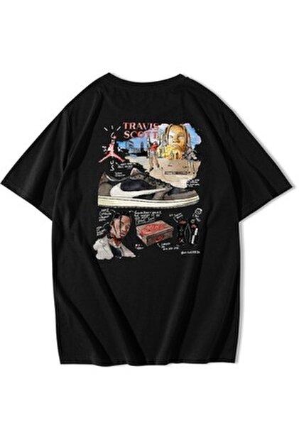 BRZ COLLECTION Unisex Oversize Travis Scott Cactus Jack T-shirt
