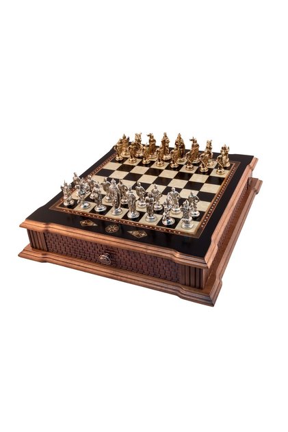 Set de șah profesional din lemn 2621 BLK