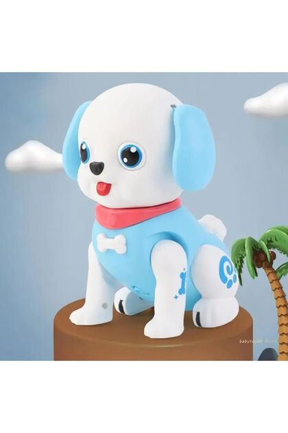 AYATOYS Mavi Fun Dog Sesli Işıklı Hareketli Pilli Köpek 40272