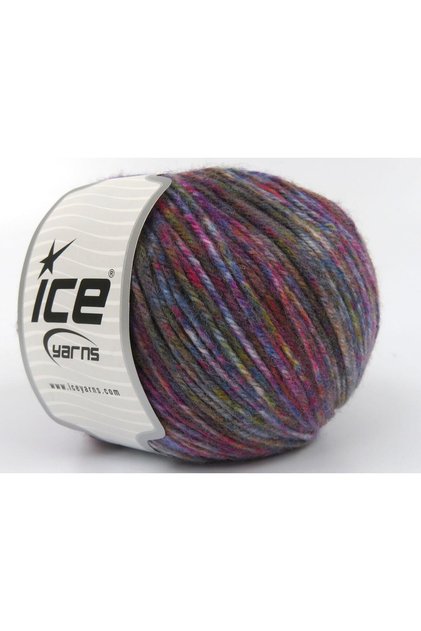 4X100Gr. Wool Varicolor Worsted Wool, Acrylic Multi-Colored Winter, Wool, Tie-Dye Pattern, Worsted, Acrylic