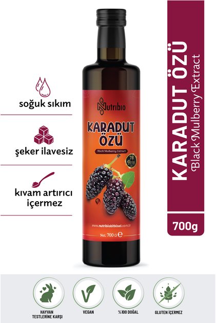 Karadut Özü %100 Doğal 720 Gr - Şeker İlavesiz , Yoğun Kıvamlı