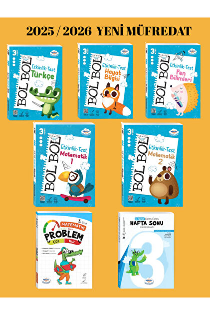 Öğretmen Evde ÖĞRETMENEVDE YAYINCILIK 3.SINIF SÜPER İDEAL SET 2025