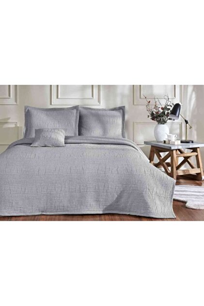Bedspread Fıona Gray Double Size