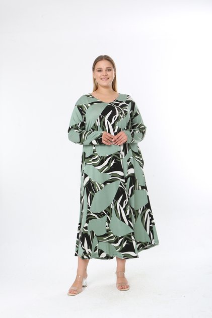 Women's Large Print Plus Size Dress