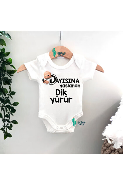 CACTUS COLLECTION DAYI YAZILI DAYISINA YASLANAN DİK YÜRÜR Bebek