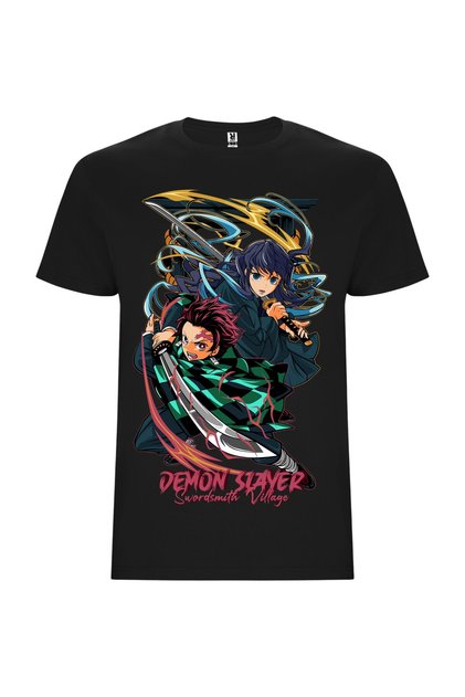 Tricou unisex, 100% bumbac, Demon Slayer
