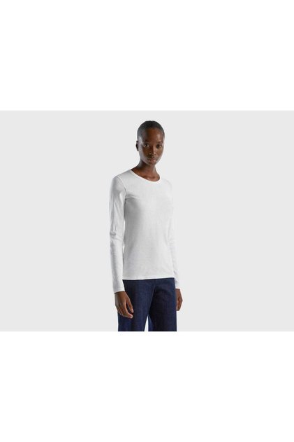Women's Long Sleeve Plain T-Shirt