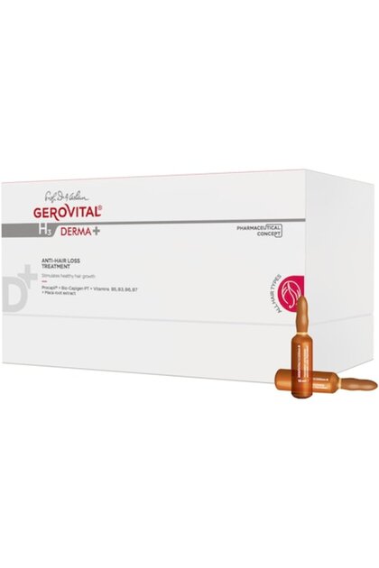 H3 Derma+ θεραπεία κατά της τριχόπτωσης, 12 αμπούλες x 10 ml