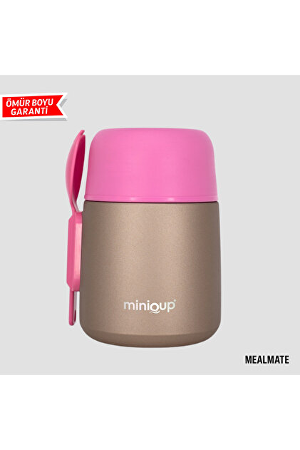 MiniQup MealMate Yemek Termosu 500ml – Çelik, Sızdırmaz, BPA