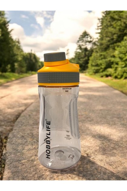 Şeffaf Spor Okul Ofis Su Matarası Suluk 530ml (5PP EN GÜVENİRLİK PLASTİK SINIFI) 9 Farklı Renk