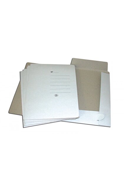 Dosar tip plic, format A4, material carton, culoare alb