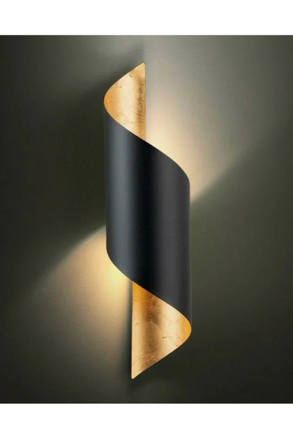 Lampă LED Elegance pentru interior/exterior 2x5W Negru/Auriu IP65