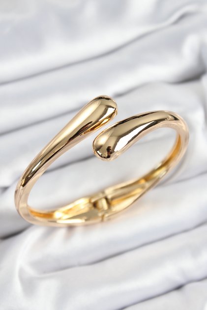 Brass Spiral Model Gold Color Women's Handcuffs