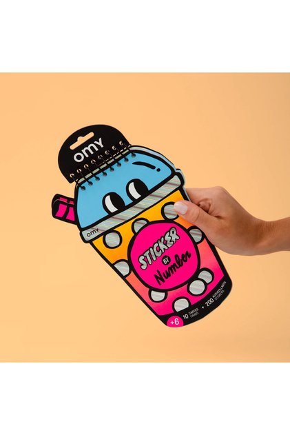 Sticker by Number - Bubble Tea