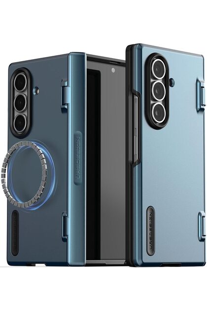 Terra Guard Modern Halo for Samsung Galaxy Z Fold 7 case [MagSafe compatible] - Ice Blue