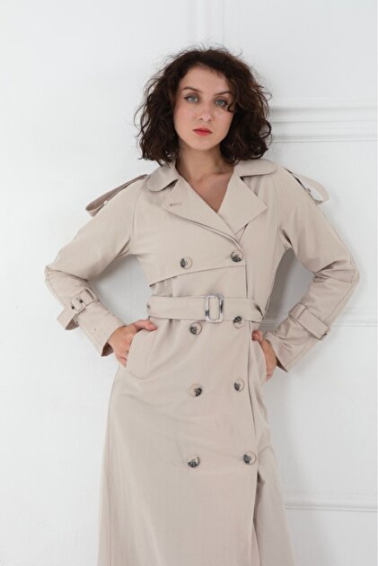 Jamila Raglan Sleeve Summer Unlined Full Length Women's Trench