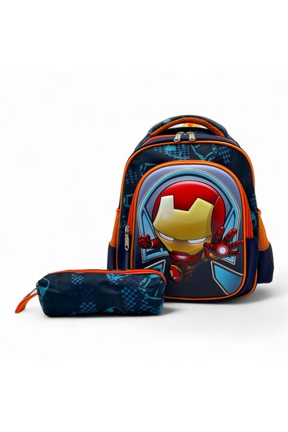 2-Piece Boys School Backpack 12 Inch