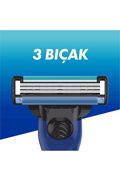Gillette Mach3 Sport Makine+18 Yedek Bıçağı + 200ml JEL +OldSpice
