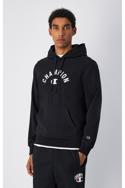 Icons Hooded Sweatshirt Black Men's Sweatshirt -220796-Kk001