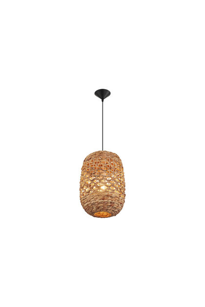 PENDUL D003R-1H-1xE27-CILINDRU RATAN
