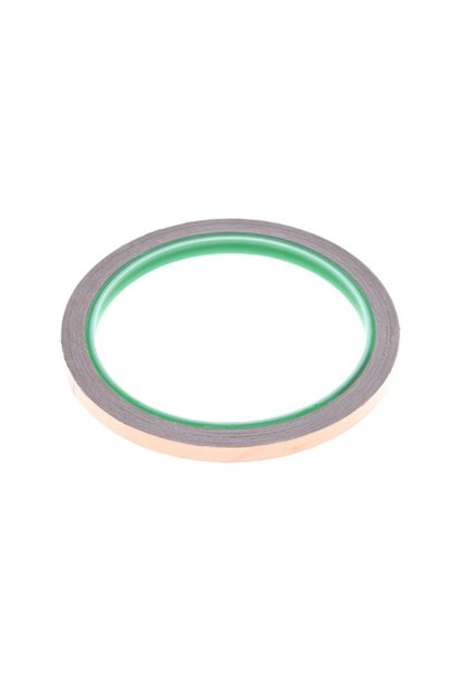 Banda de cupru cu adeziv pe o parte, 6 mm x 10 m
