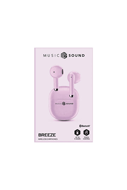 Cellular Line CELLULARLINE Music Sound Breeze TWS Bluetooth Kulak İçi  Kulaklık Pembe