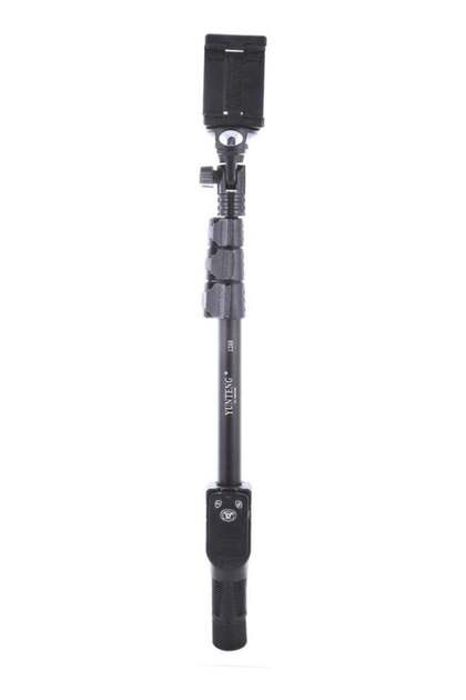 Extendable Selfie Stick With Shutter Remote Black