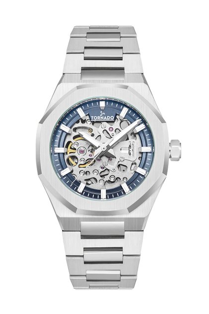 AUTONOVA AUTOMATIC Men's Automatic Dark Blue Dial Watch - T24303-SBSN