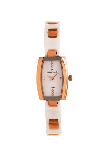 Women Water Resistant Ceramic Analog Wrist Watch M1122RPWW