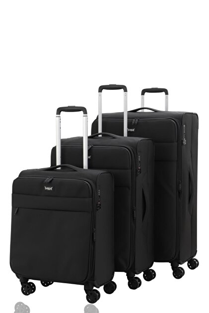 Baggaj V2413 SUPER LIGHT VALİZ BLACK SET - Fiyatı, Yorumları