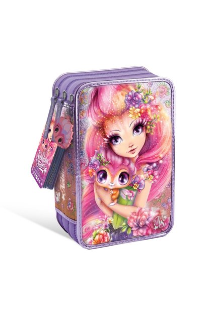 Penar cu 3 compartimente, complet echipat, personaje Petulia și Paloma - Nebulous Stars