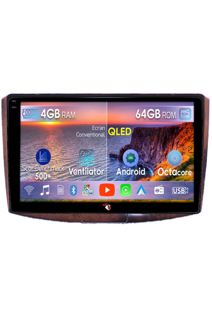 Navigatie dedicata Volkwagen Passat B6/B7 Brown, 4GB RAM 64GB ROM, Octacore, Android 14, Display QLE