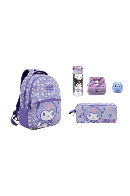 Kuromi 2025 Year Original New Season School Bag Set (5 Pieces)