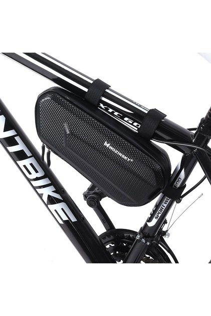 Geantă cadru bicicletă 1,5 l neagră