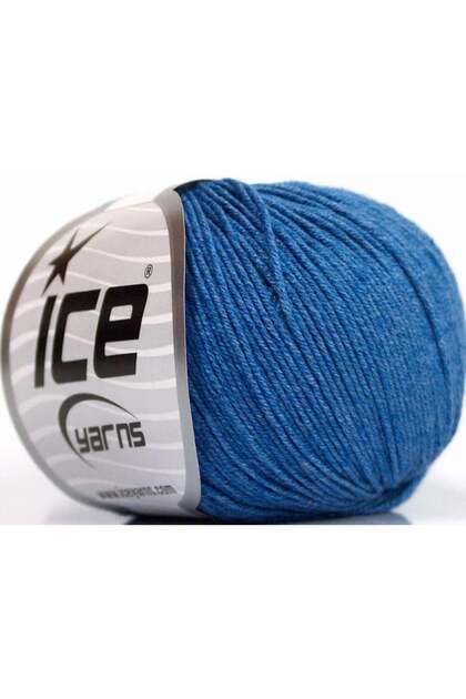 4X50Gr. Amigurumi Cotton Acrylic, Cotton Denim Blue Bebe, Summer Yarns, Cotton, Crochet, Plain Yarn