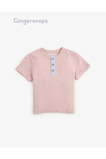 Boys' Summer Short Sleeve T-Shirt with Round Neck