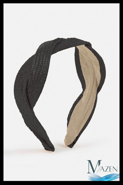 Knitted Straw Crown | Thick Model | Women's Hair Accessory | For Daily and Stylish Use