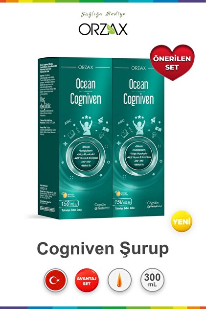 Ocean Cogniven Mango Aromalı 150 ml 2 Adet - Fiyatı, Yorumları