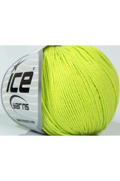 8X50Gr. Baby Cotton Neon Green Baby, Summer Yarns, Cotton, 100% Cotton, Anti-Bacterial, Machine Washable