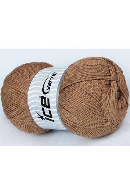 4X100Gr. Twister Dk Acrylic Light Camel Winter, Solid Yarns, 100% Acrylic