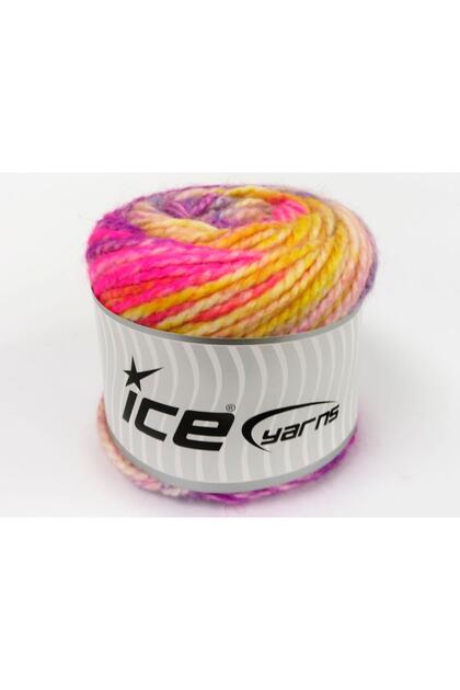 2X150Gr. Cakes Alpine Angora Angora, Acrylic Gold, Fuchsia, Ecru, Purple Shades Winter, Angora, Wool, Choco