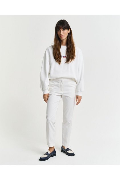 Slim Fit Cigarette Slacks
