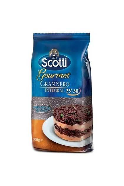Orez negru gourmet Riso Scotti Premium Chef, 500 g