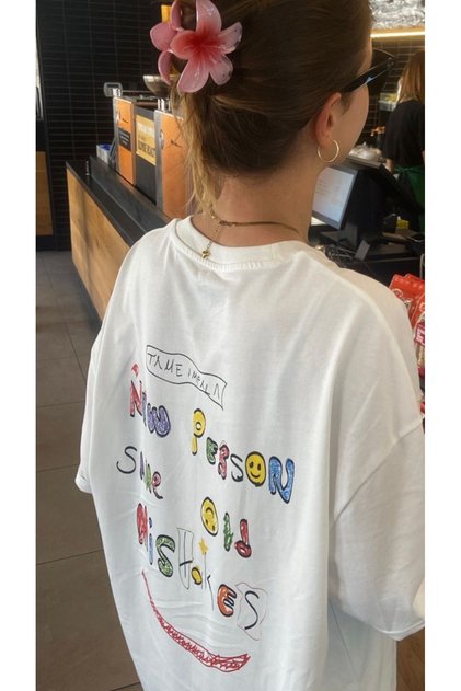 Premium Oversize Kesim Kısa Kollu Baskılı T-shirt